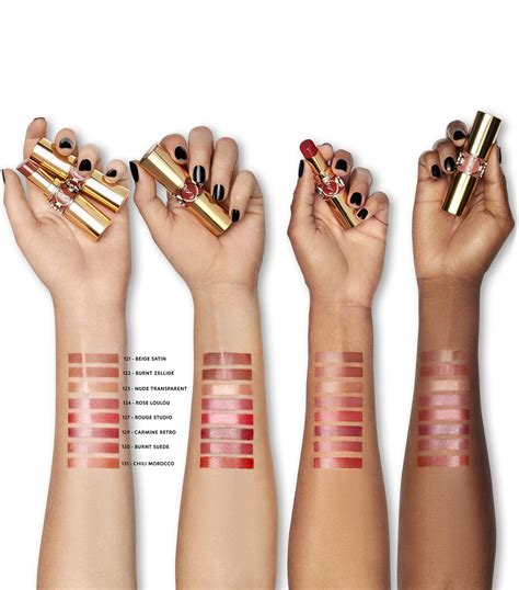 ysl rouge volupte shine 18|ysl rouge volupte shine swatches.